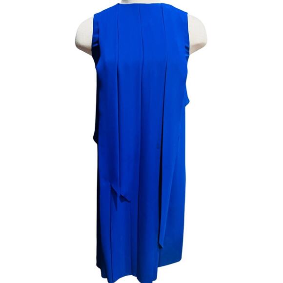COS Sleeveless Pleat Dress in Royal Blue Size 4 - Picture 4 of 9